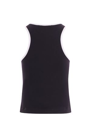 top in cotone nero BALMAIN PARIS KIDS | BY8A12Z3277930BC